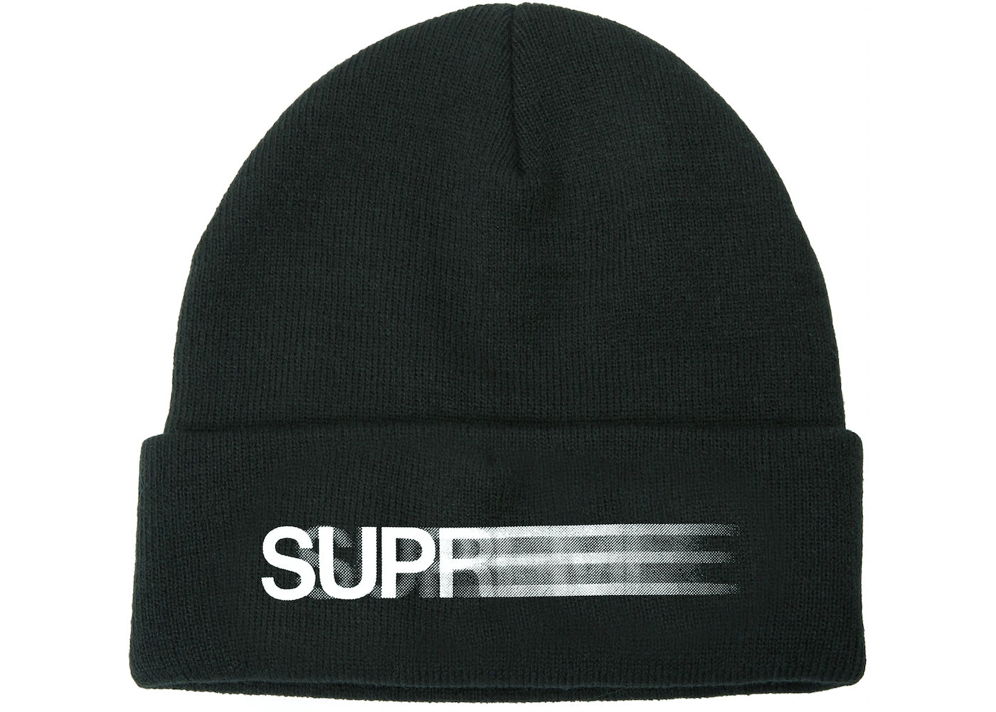 SUPREME SS20 MOTION LOGO BEANIE "BLACK"