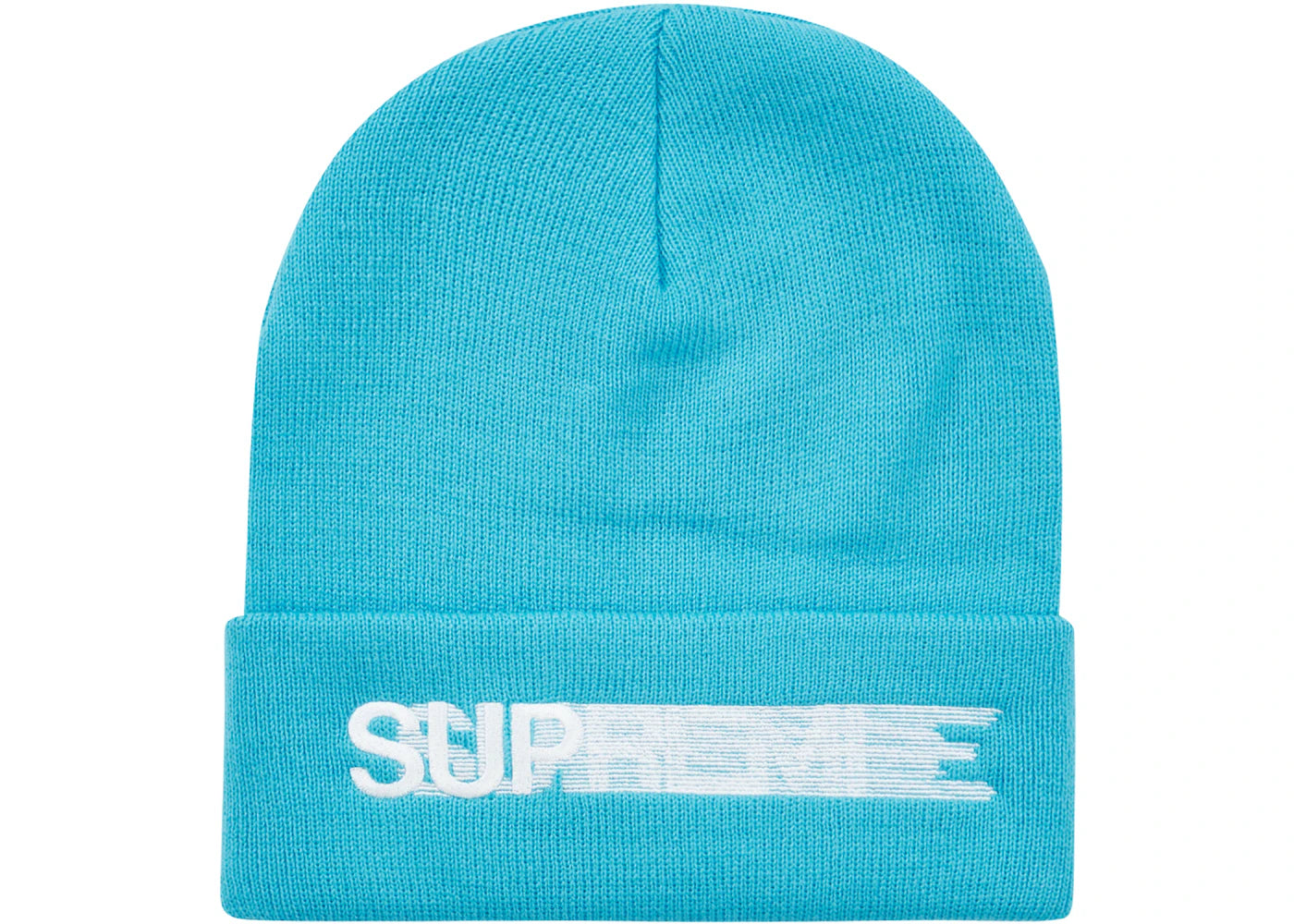 SUP MOTION LOGO BEANIE  "BRIGHT BLUE"