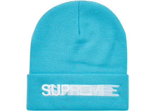 SUPREME MOTION BEANIE BLUE