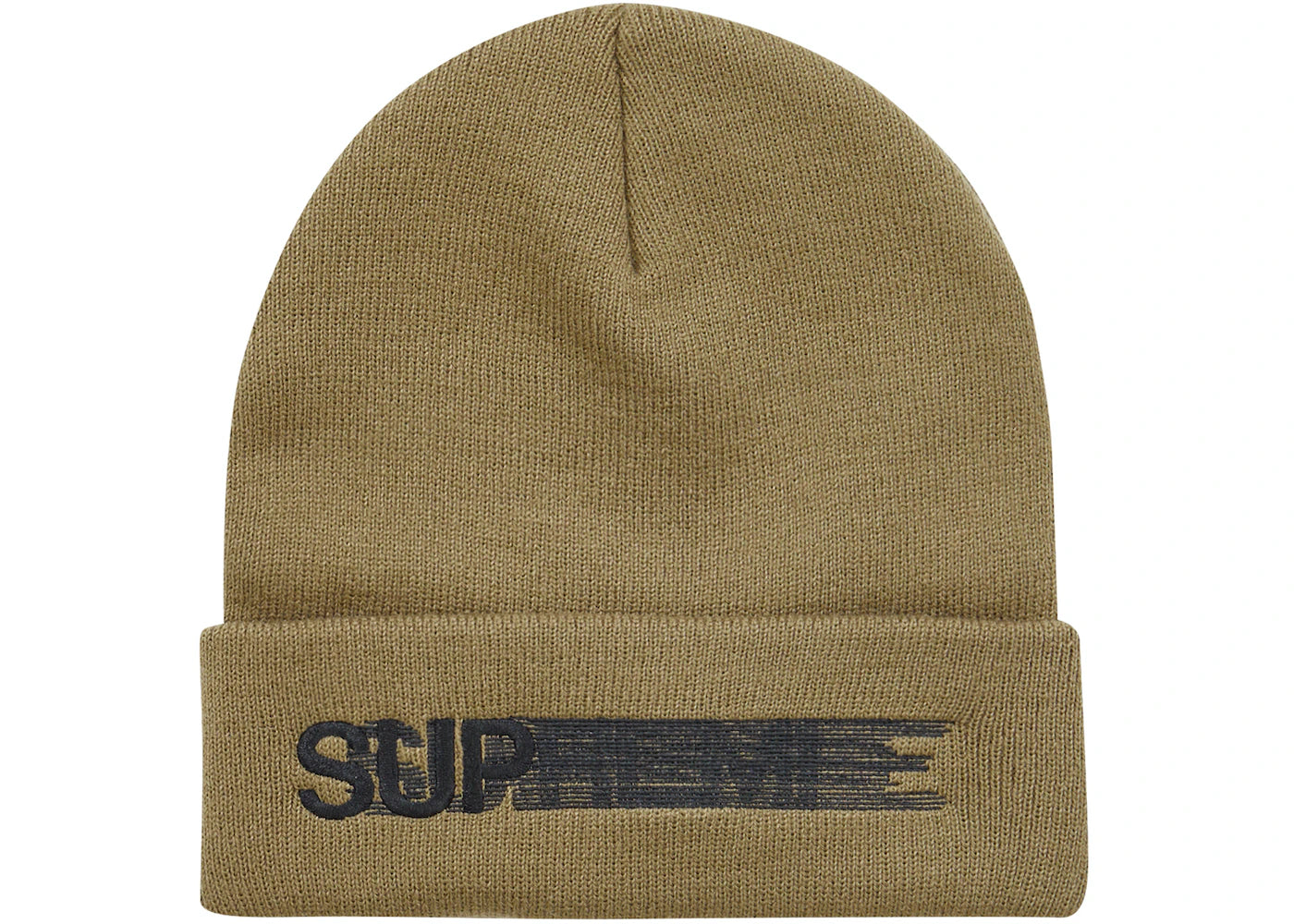 SUPREME MOTION LOGO BEANIE (SS23) TAUPE