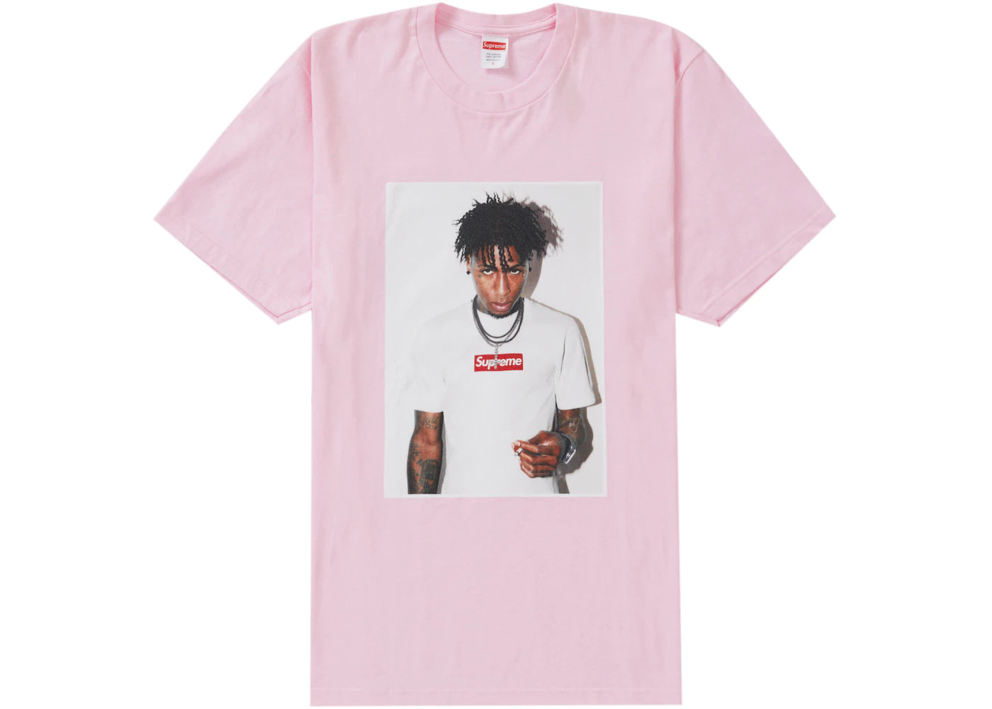 SUPREME NBA YOUNGBOY TEE PINK