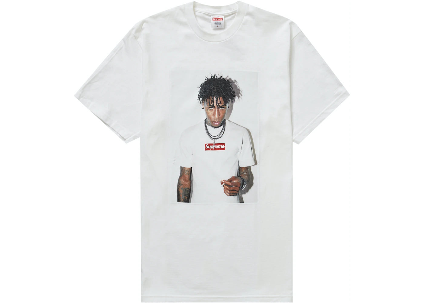 SUPREME NBA YOUNGBOY TEE WHITE