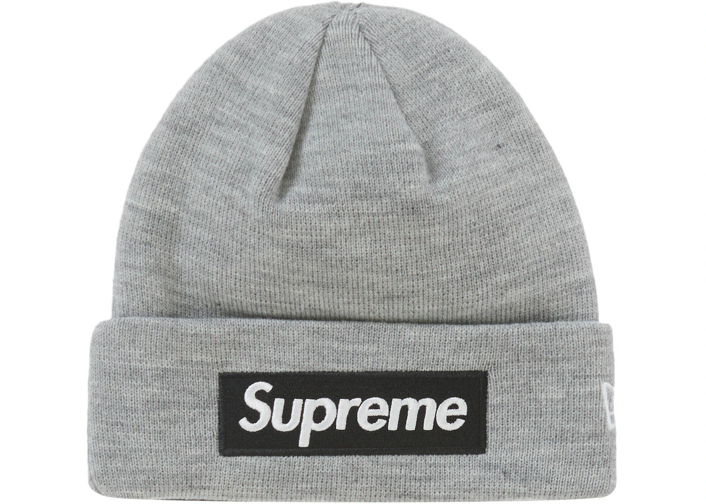 SUP NEW ERA BOX LOGO BEANIE FW22 "HEATHER GREY"