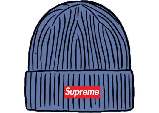 SUP OVERDYED BEANIE "BLUE"