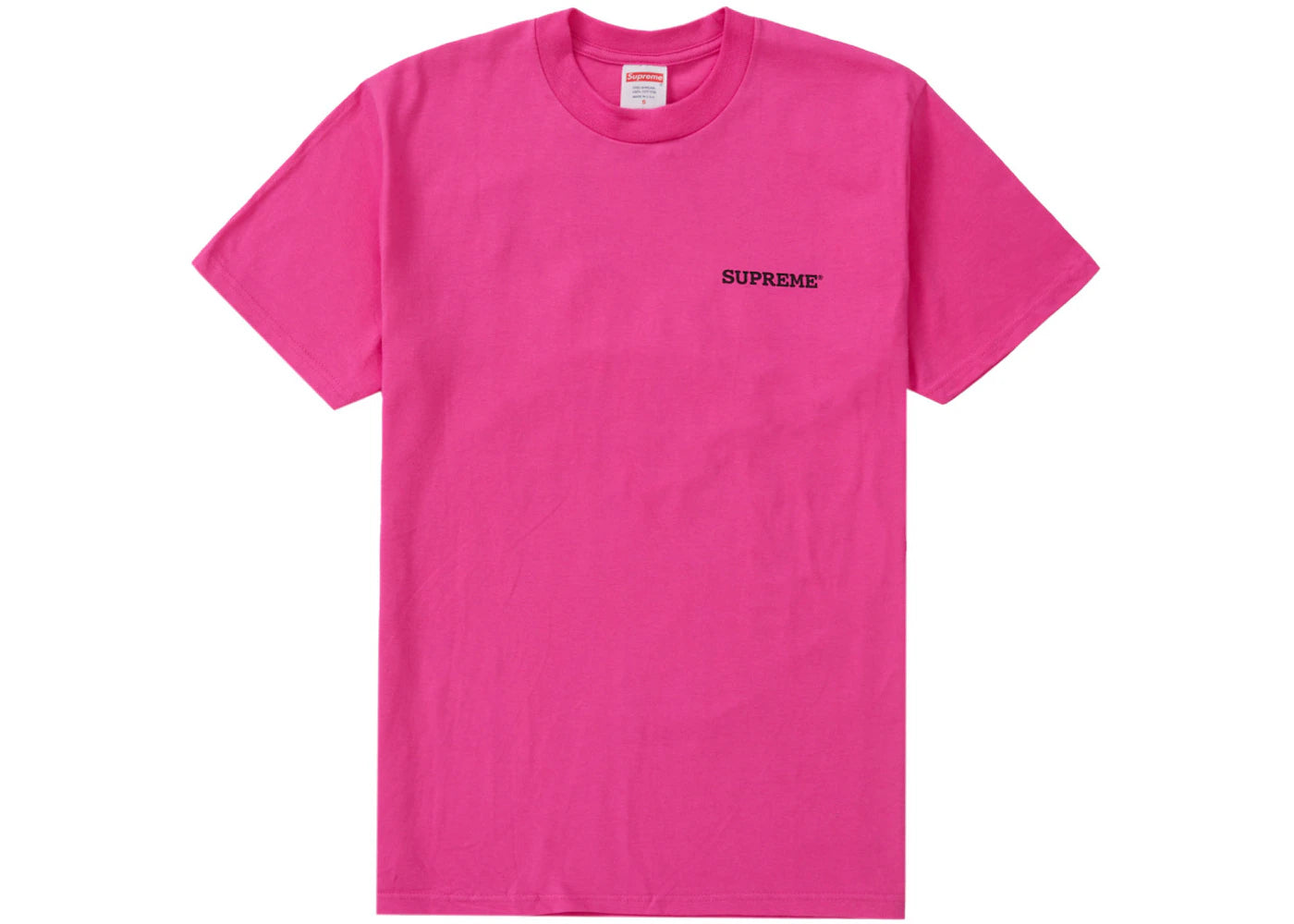 SUPREME PATCHWORK TEE FUCHSIA