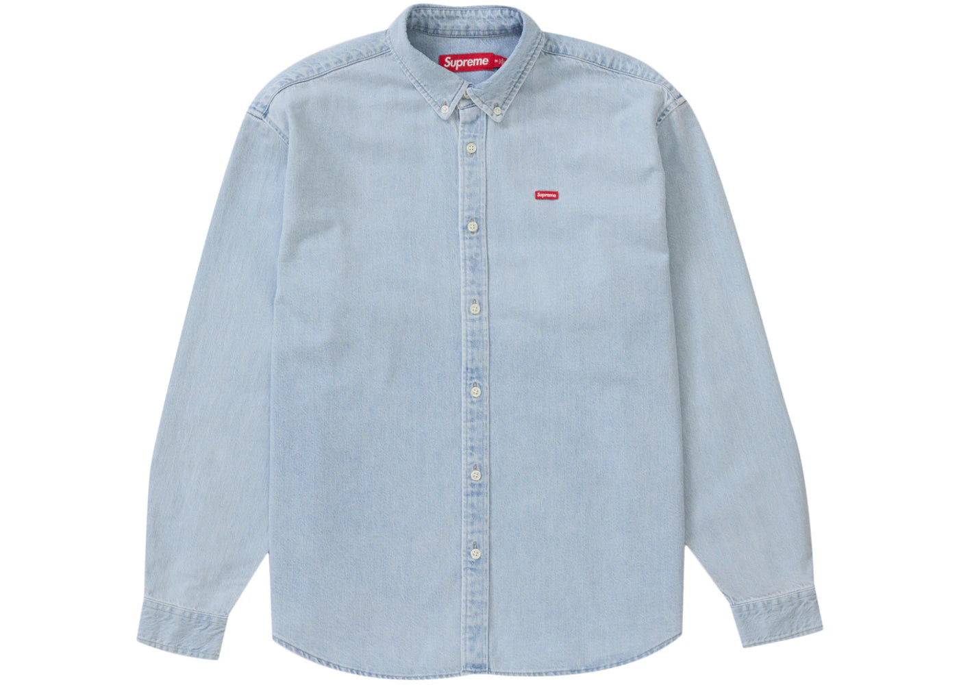 SUPREME SMALL BOX SHIRT (SS24) WASHED BLUE