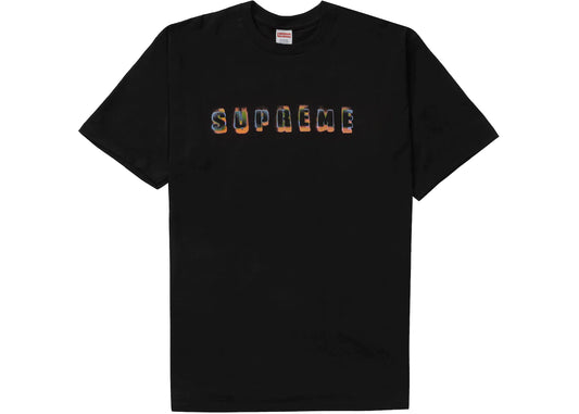 SUPREME STENCIL TEE BLACK