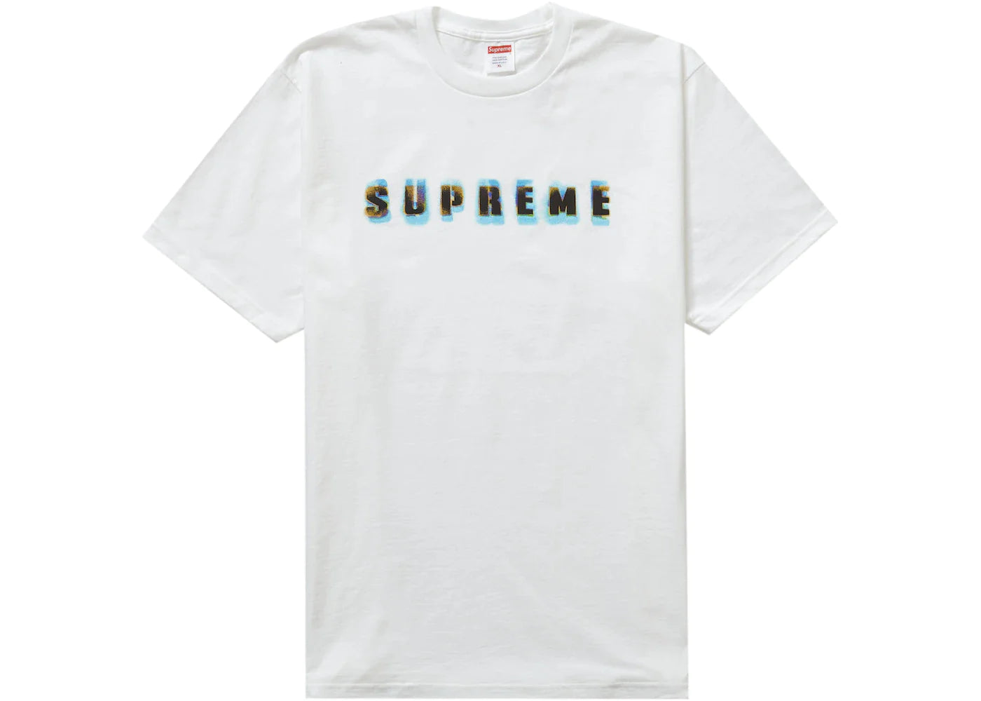 SUPREME STENCIL TEE WHITE