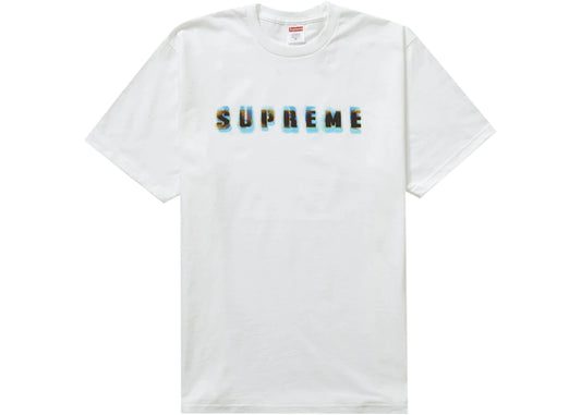 SUPREME STENCIL TEE WHITE