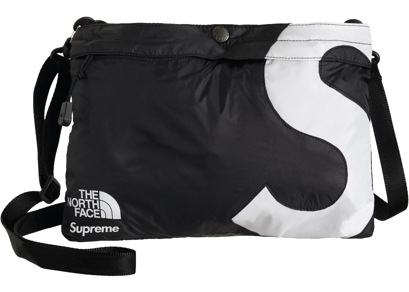 SUPREME THE NORTH FACE S LOGO SHOULDER BAG BLACK