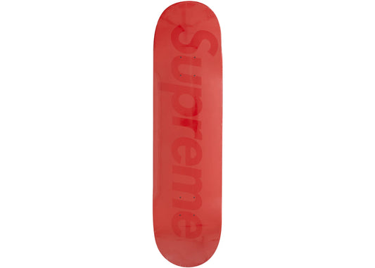 SUPREME TONAL BOX LOGO SKATEBOARD DECK RED