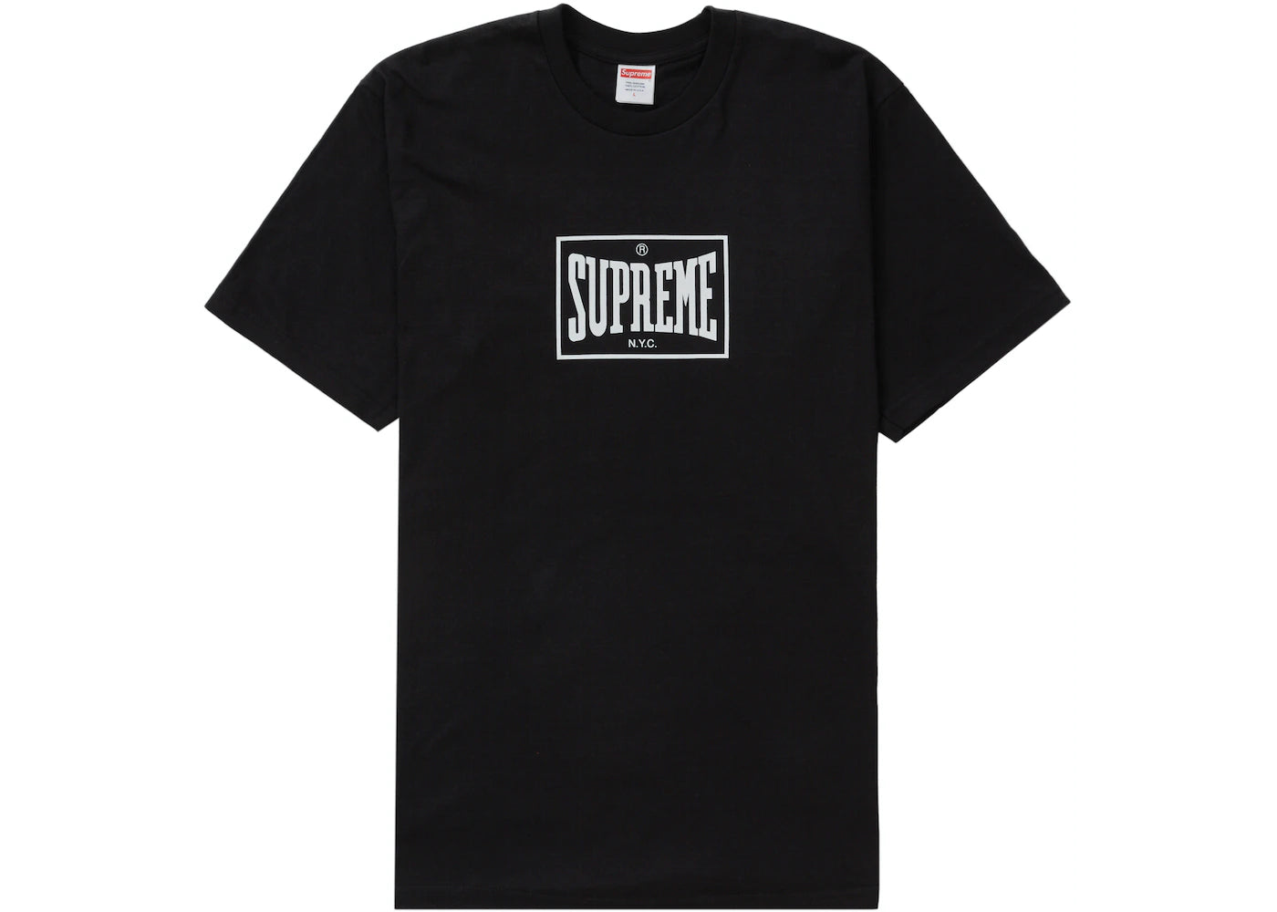 SUPREME EVERLAST WARM UP TEE BLACK