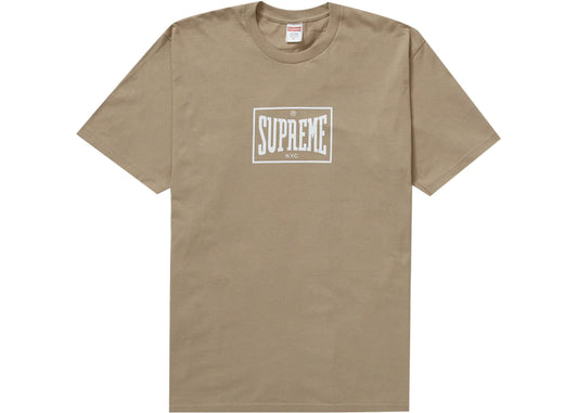 SUPREME EVERLAST WARM UP TEE KHAKI