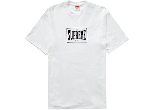 SUPREME EVERLAST WARM UP TEE WHITE