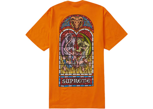 SUPREME WORSHIP TEE ORANGE