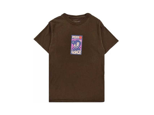 TRAVIS SCOTT ASTROWORLD SCARE BEAR TEE "BROWN"