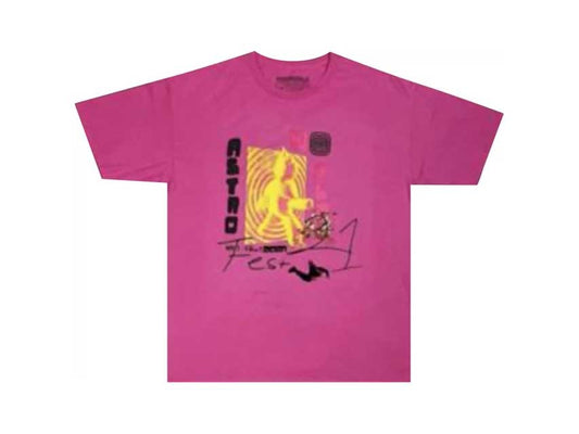 TRAVIS SCOTT ASTROWORLD OTHERSIDE TEE "PINK"