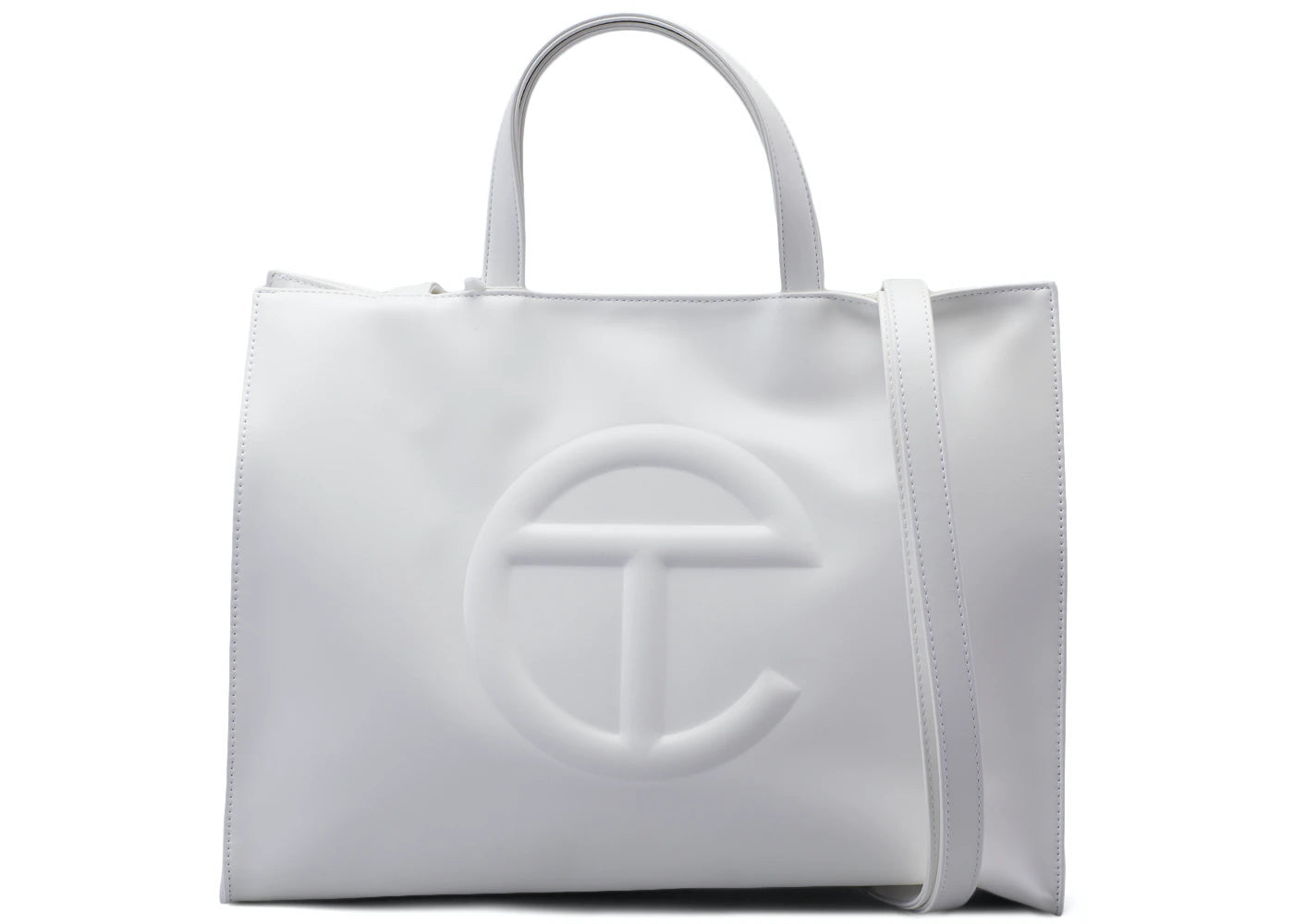 TELFAR SHOPPING BAG MEDIUM "WHITE"