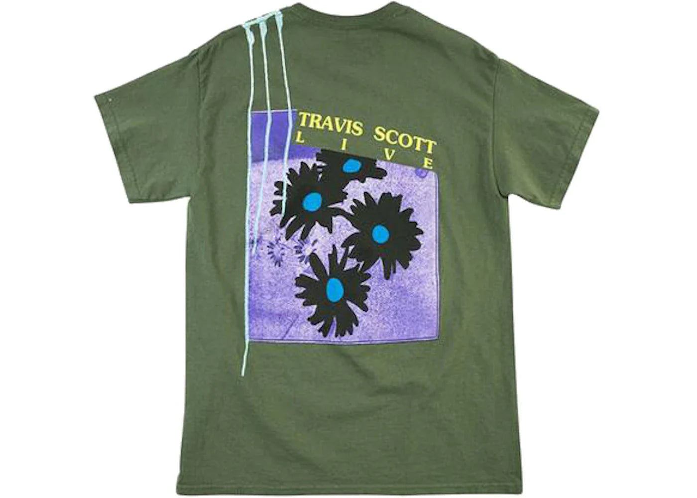 TRAVIS SCOTT ASTROWORLD OPEN YOUR EYES TEE "GREEN"