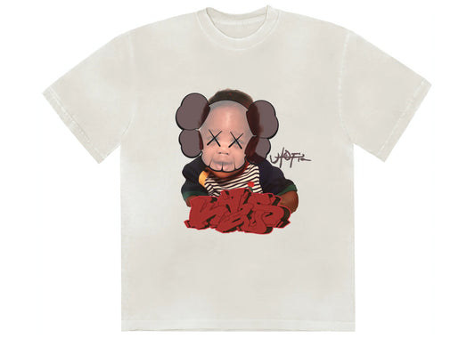 KAWS X TRAVIS SCOTT UTOPIA TEE "WHITE"