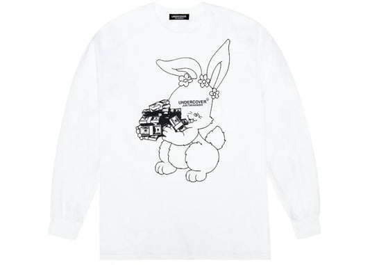 UNDERCOVER X DOVER STREET MARKET 15TH ANNIVERSARY LONG SLEEVE T-SHIRT WHITE