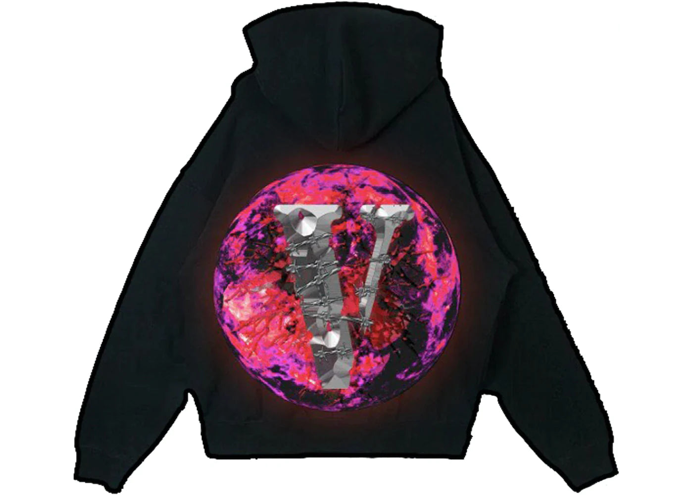 VLONE X JUICE WRLD COSMIC RACER HOODIE "BLACK"