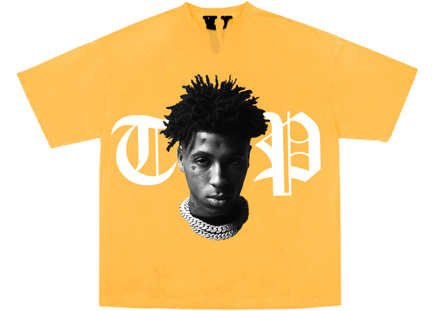 VLONE X YOUNGBOY NBA PEACE HARDLY TEE "YELLOW"