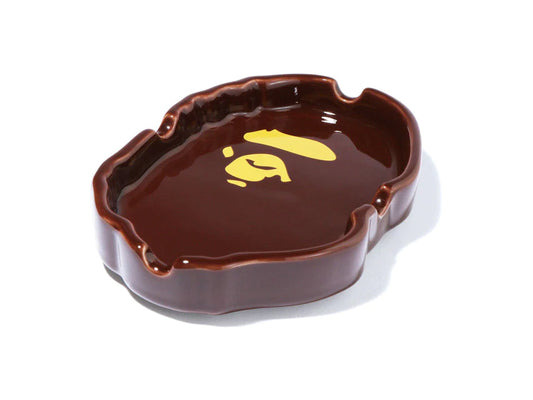 BAPE APE HEAD ASHTRAY "BROWN"