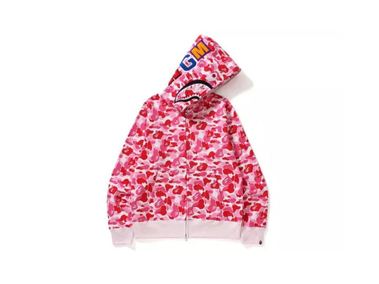 BAPE SHARK WGM HOODIE "ABC PINK CAMO"