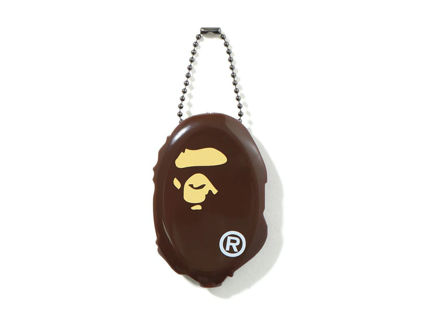 BAPE APE HEAD COIN CASE "BROWN"