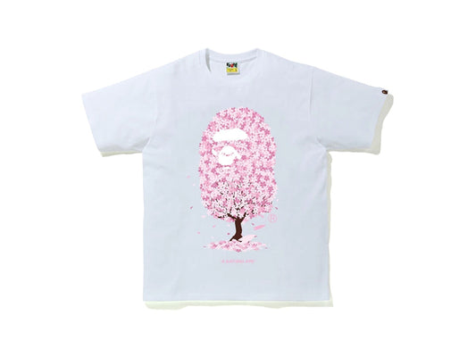 BAPE 3 SAKURA TREES TEE "PINK"