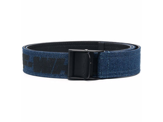 OFF-WHITE DENIM INDUSTRIAL BELT "INDIGO"