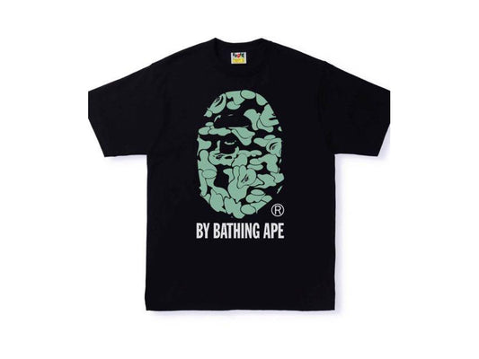 BAPE TEXT CODE CREW NECK GLOW IN THE DARK "BLACK"