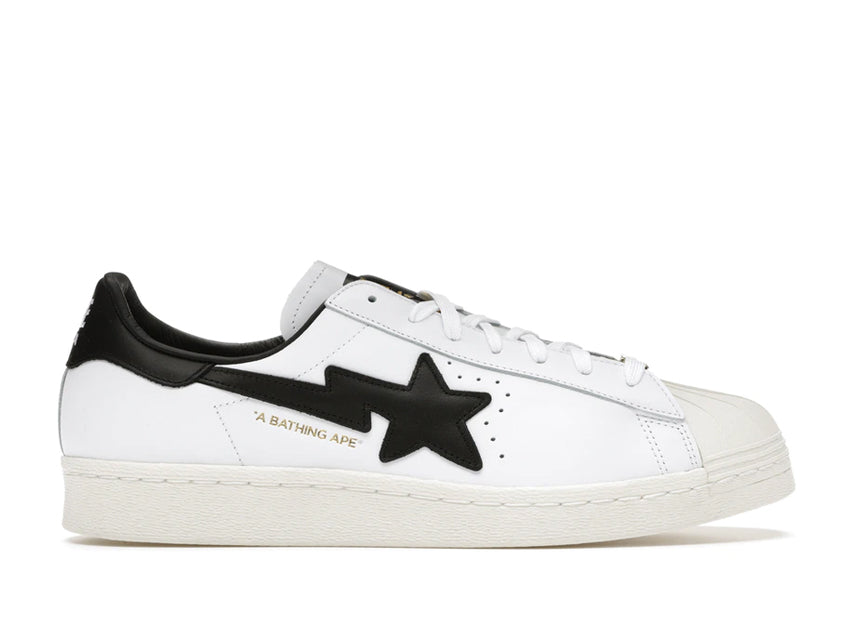 SUPERSTAR 80S BAPE "WHITE BLACK"