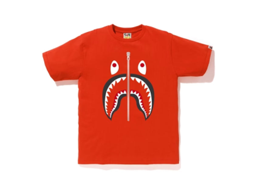 BAPE SHARK CREW NECK "ORANGE"