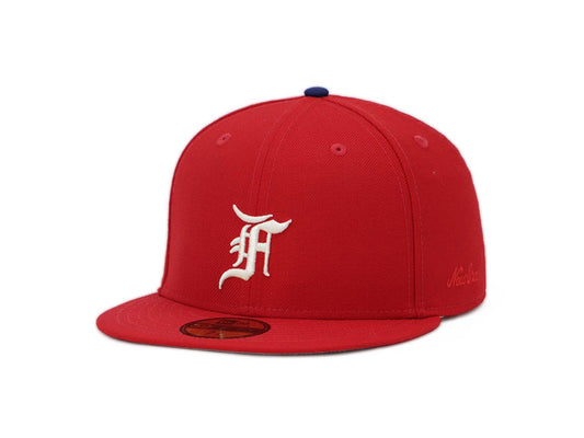 NEW ERA HAT FITTED FEAR OF GOD "RED"