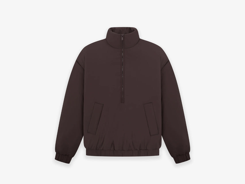 ESSENTIALS ZIP UP JACKET PLUM