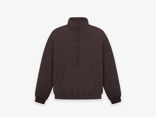 ESSENTIALS ZIP UP JACKET PLUM