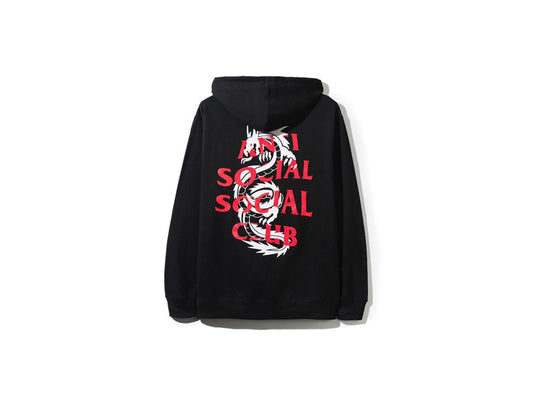 ASSC DOUBLE DRAGON HOODIE "BLACK"