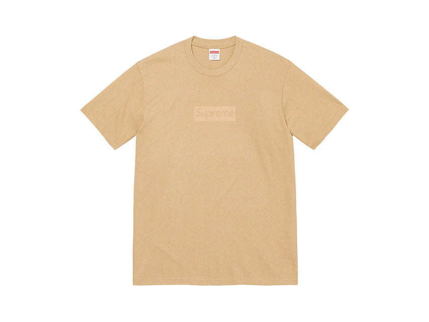 SUPREME TONAL BOX LOGO TEE 'KHAKI'