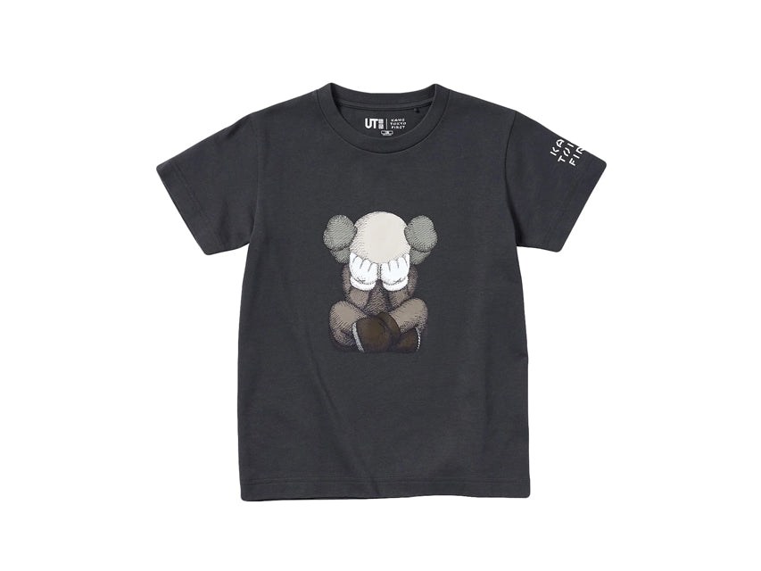 KAWS X UNIQLO COMPANION CHANGBAI MOUNTAIN CREWNECK 2023 KIDS "BLACK"