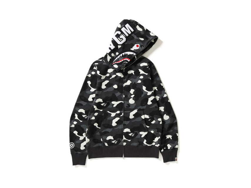 BAPE SHARK WGM HOODIE "BLACK CITY CAMO"