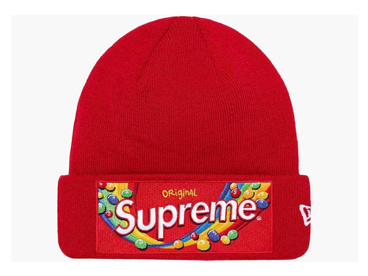 SUPREME SKITTLES BEANIE RED