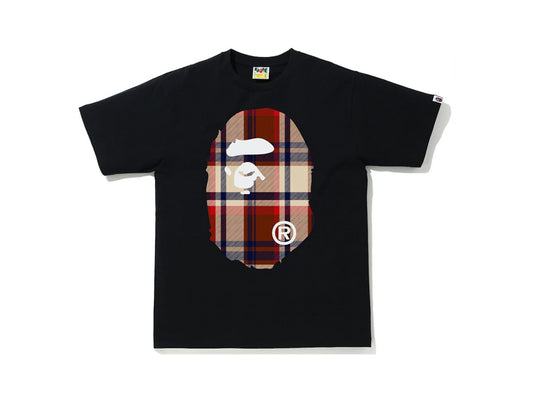 BAPE TEE "BLACK PLAD"