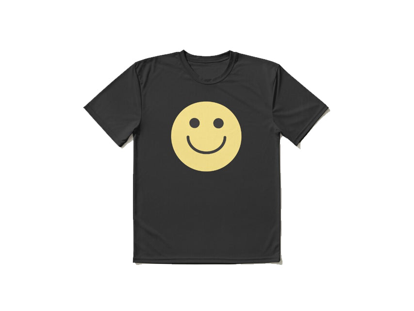 KIDS SMILEY TEE "TAN/BLACK/ORANGE"