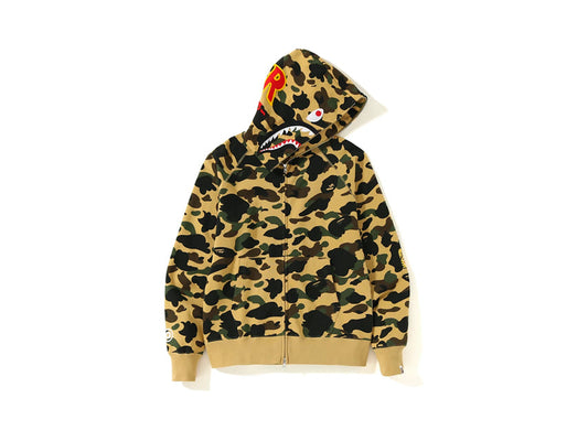 BAPE SHARK PONR HOODIE "BLACK NEW MULTI CAMO"