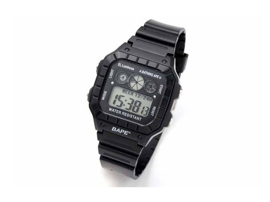 BAPE DIGITAL WATCH "BLACK"