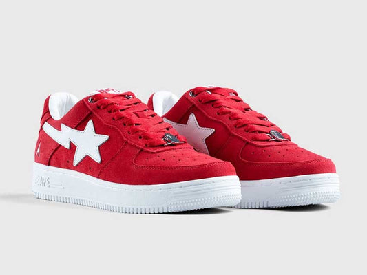 BAPE BAPESTA LOW 2024 "RED/WHITE"