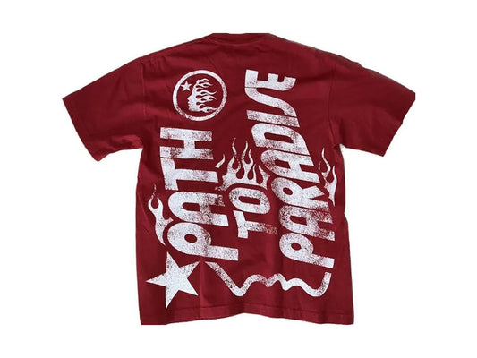 HELLSTAR PATH TO PARADISE TEE RED