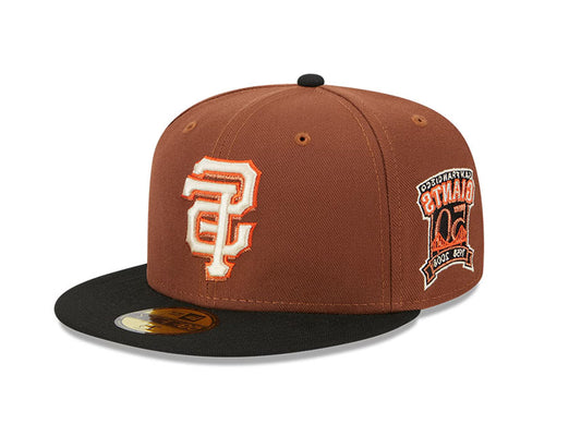 NEW ERA HAT FITTED SF "BROWN"